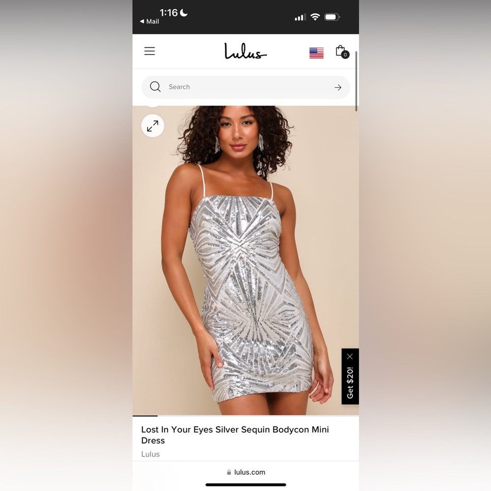 Large sequin bodycon dress